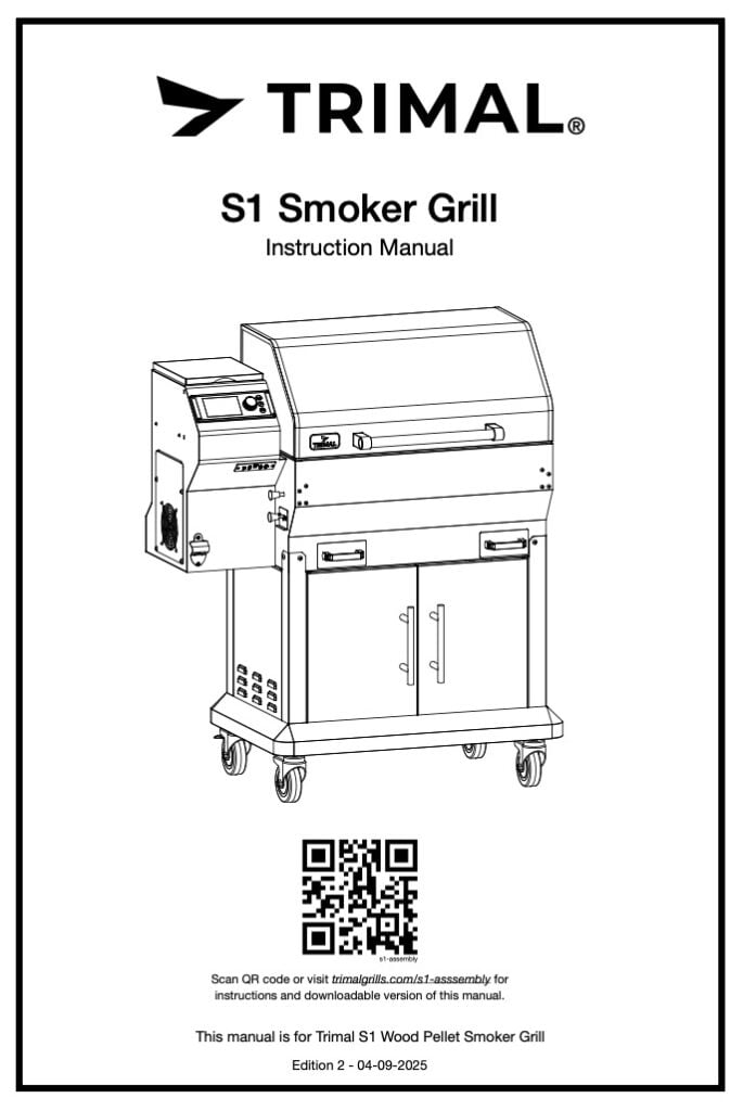 Trimal S1 owner manual edition 2