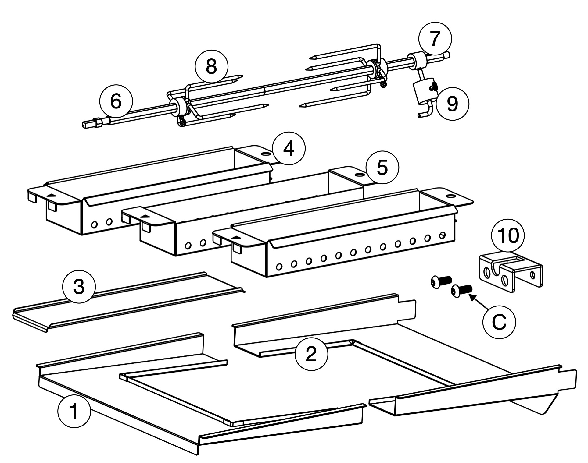 Rotisserie Kit Components