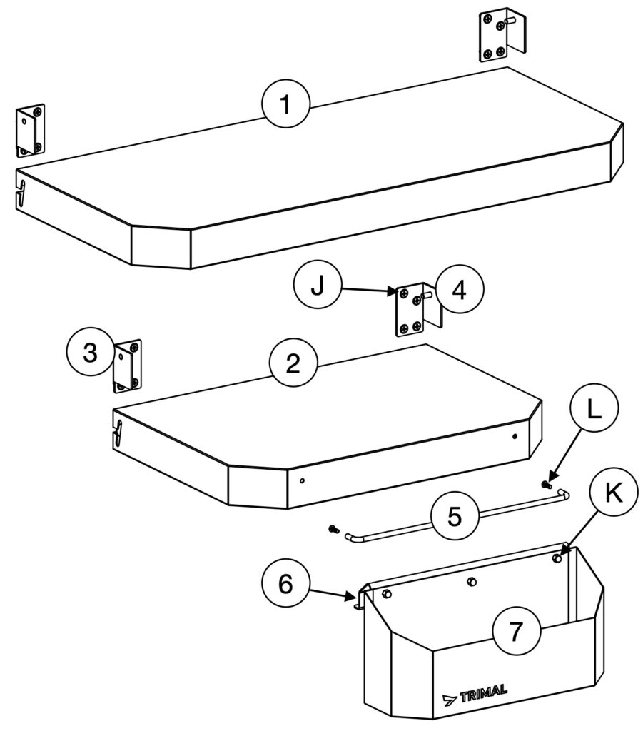 Trimal S1 Benches Kit